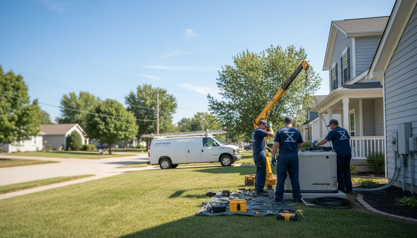 Generator Installation in Oakwood, TX near me